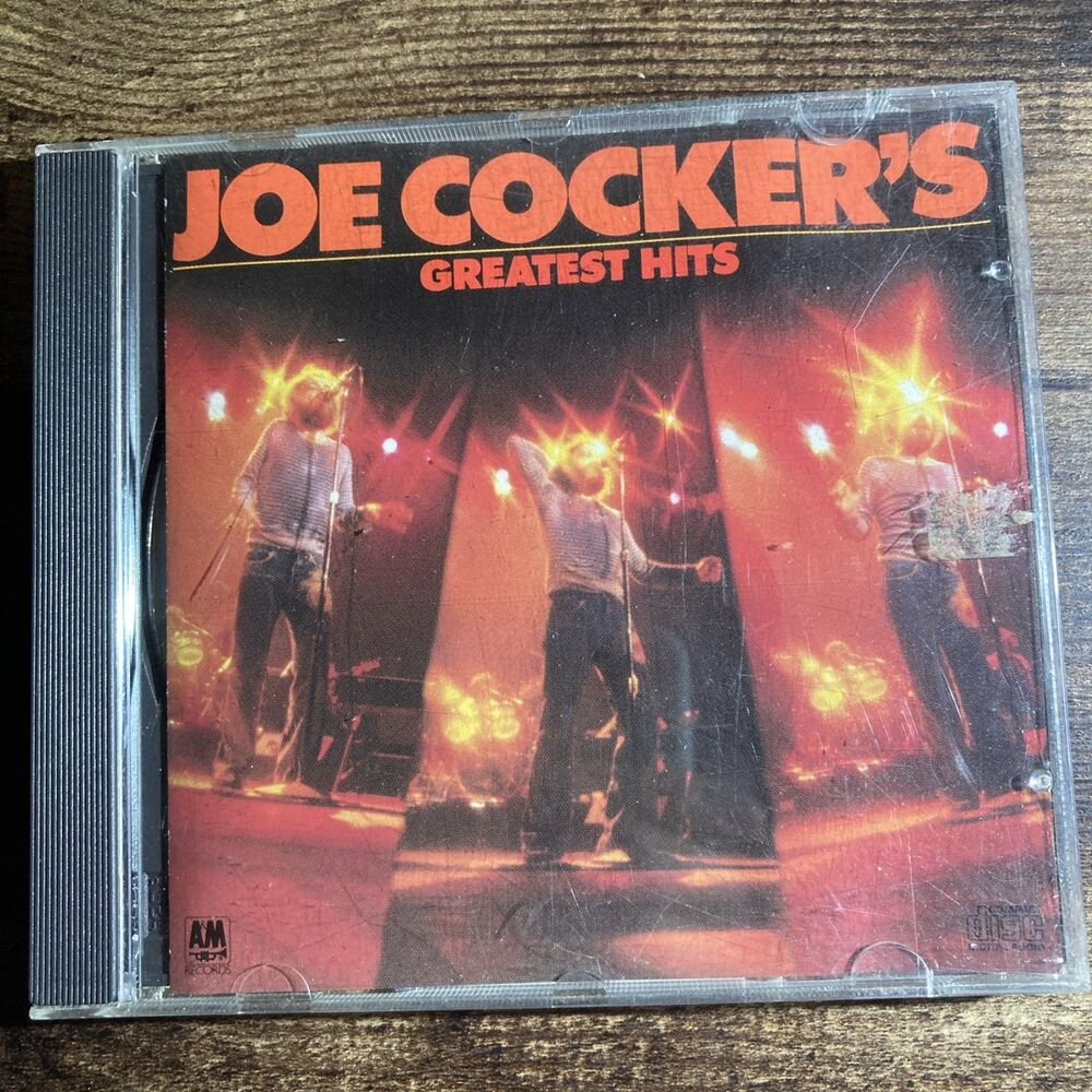 Joe Cocker Greatest Hits CD 1987 A&M Records Classic Rock Blues Soul Copy Title